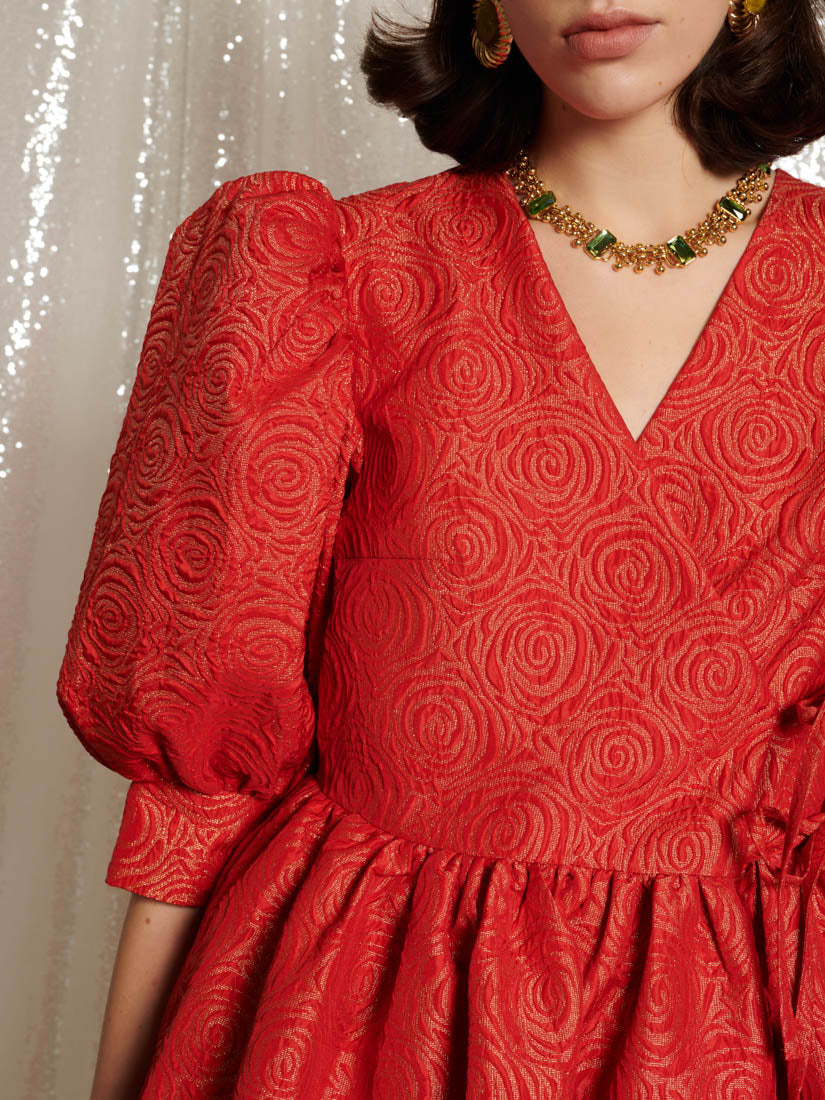 DREAM La Dolce Vita Wrap Midi Dress – Sister Jane