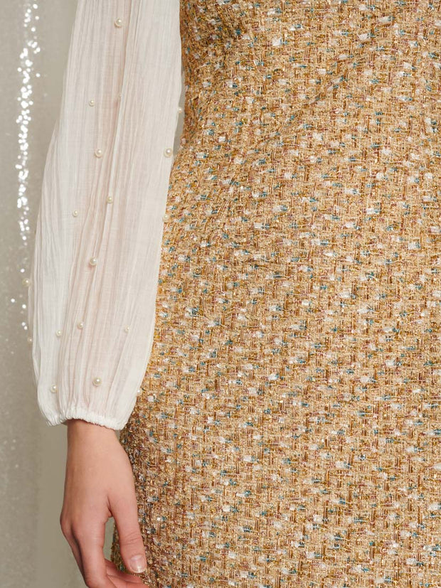 Sparkle Storm Tweed Mini Dress