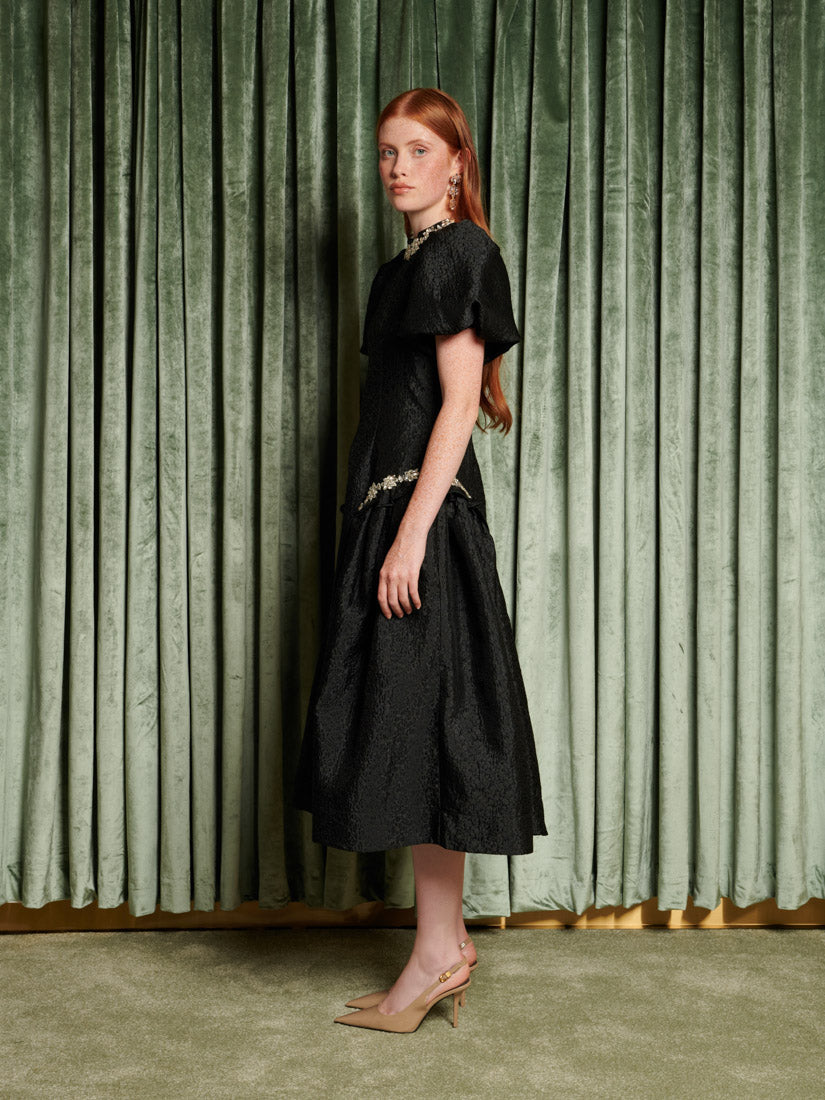 DREAM Viola Jacquard Midi Dress – Sister Jane