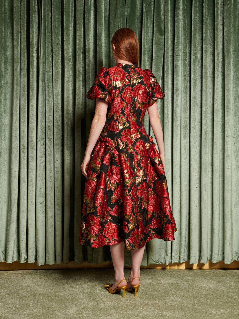 DREAM Illusions Jacquard Midi Dress – Sister Jane