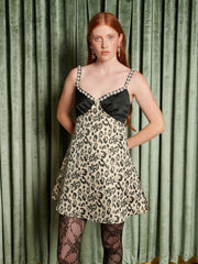 Twee Leopard Mini Dress Leopard Tan / Z