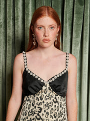 Twee Leopard Mini Dress Leopard Tan / Z