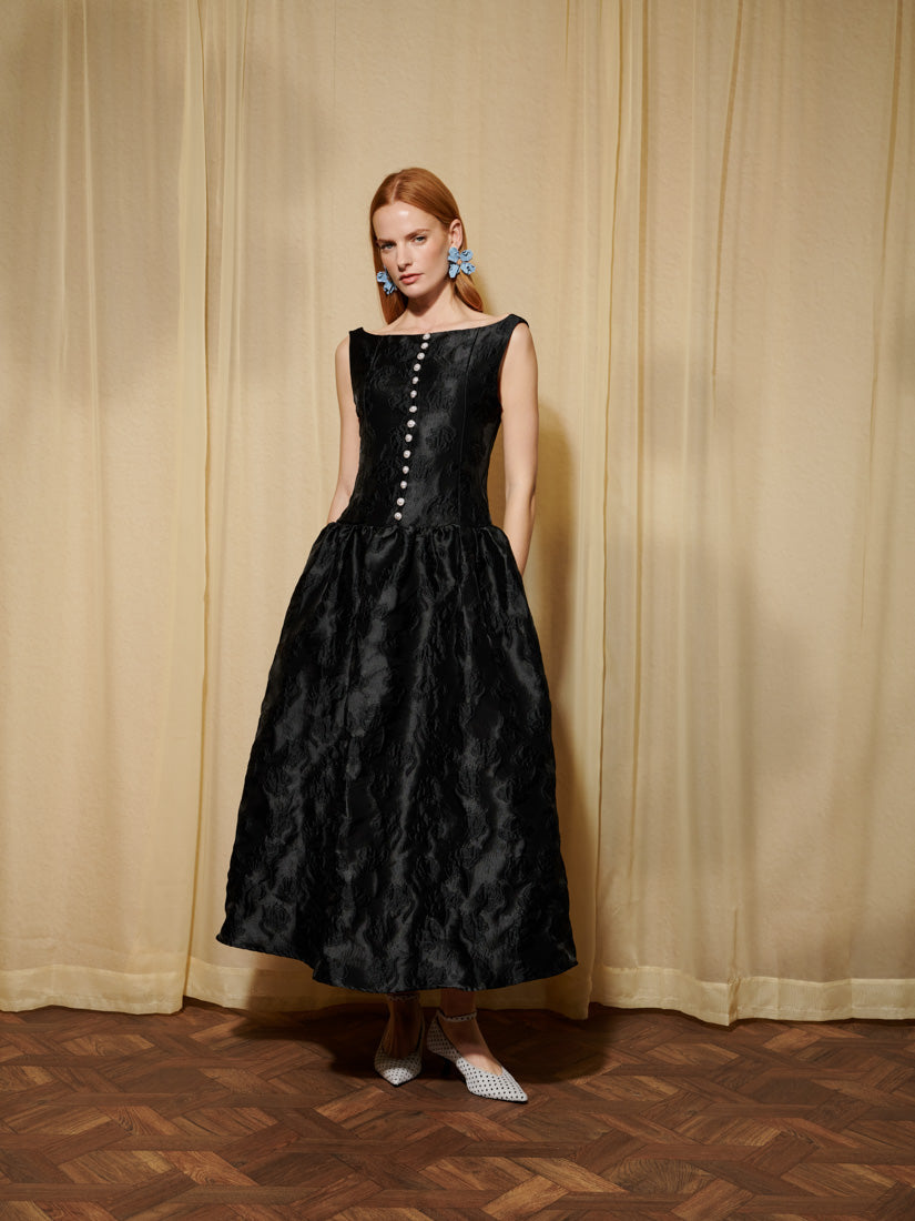 DREAM Optimist's Jacquard Maxi Dress – Sister Jane