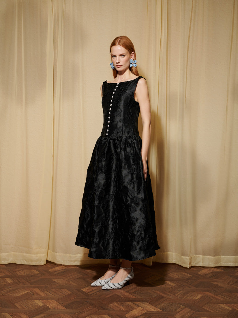 DREAM Optimist's Jacquard Maxi Dress – Sister Jane