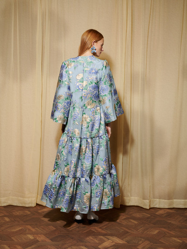 DREAM Lilt Floral Jacquard Maxi Dress – Sister Jane
