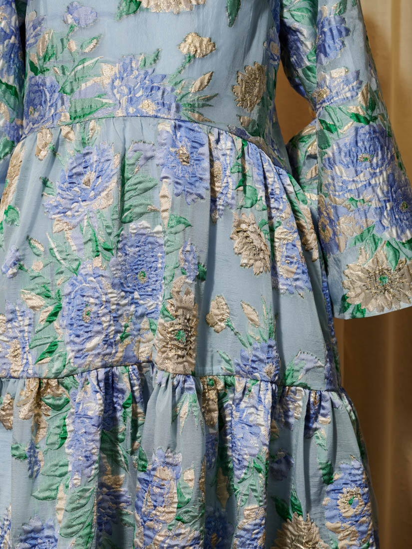 DREAM Lilt Floral Jacquard Maxi Dress – Sister Jane
