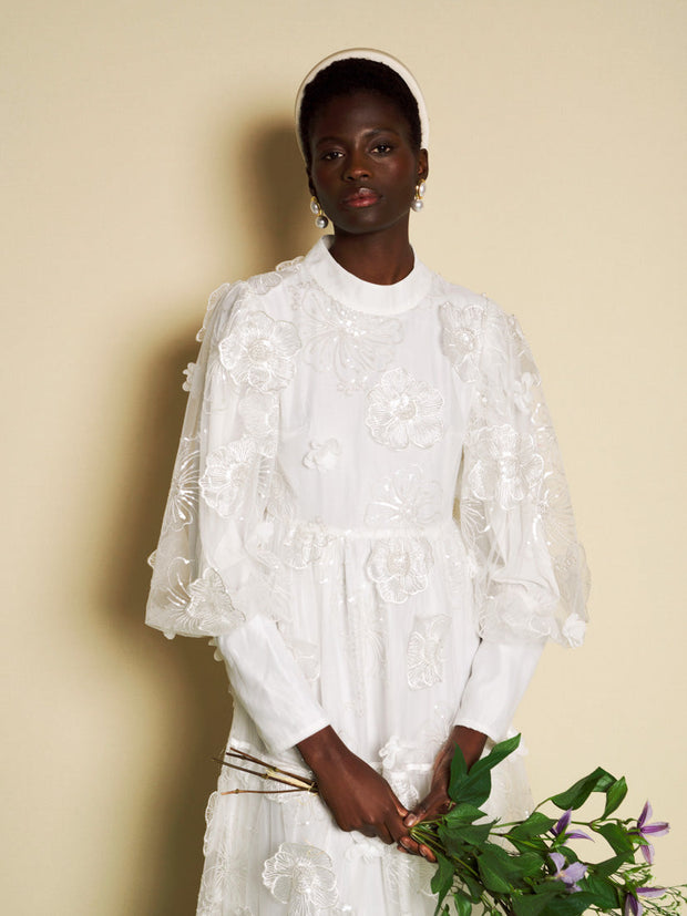 DREAM Fleur Blanche Embellished Maxi Dress – Sister Jane
