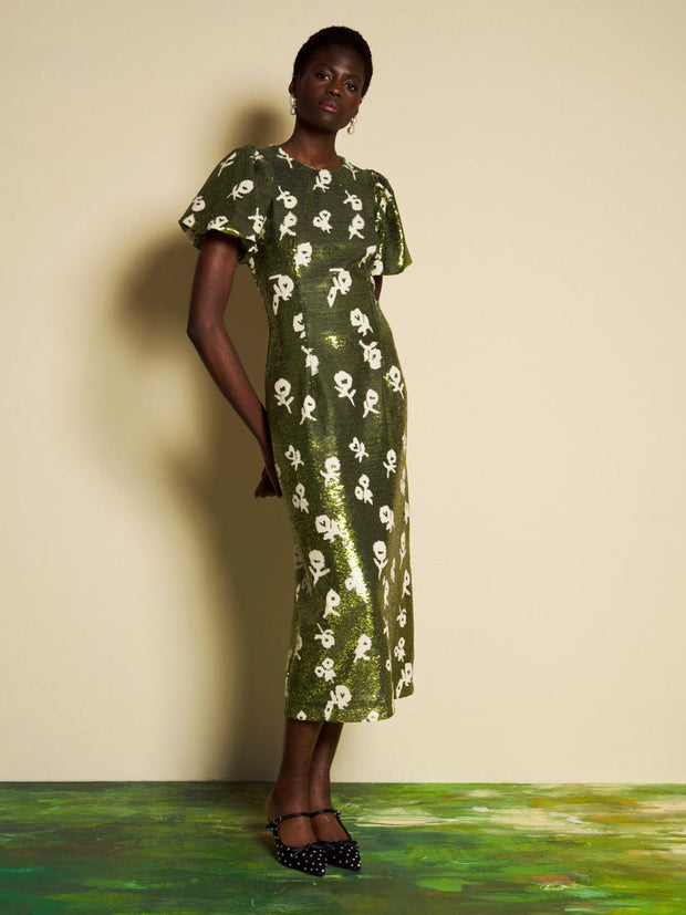 DREAM Èclat Floral Sequin Midi Dress – Sister Jane