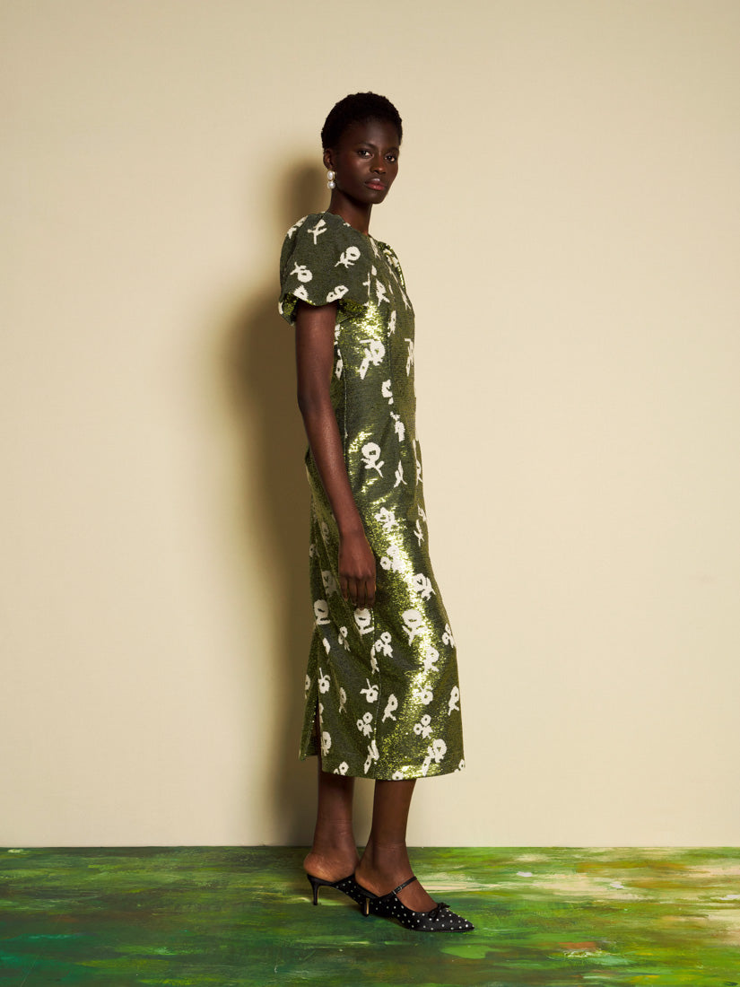 DREAM Èclat Floral Sequin Midi Dress – Sister Jane