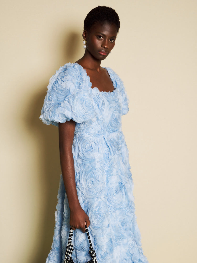 sister jane dress Sapphire Midi Sapphire Blue / XS Elevate your wardrobe with this beautifully designed dress that embodies both style and grace. DREAM Dewdrop Tulle Maxi Dress