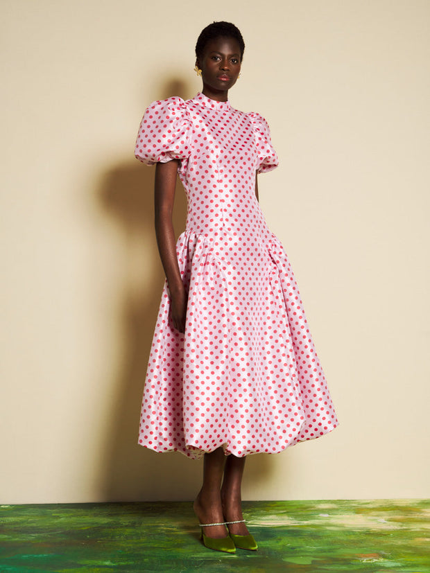 DREAM Colette Spot Jacquard Midi Dress – Sister Jane