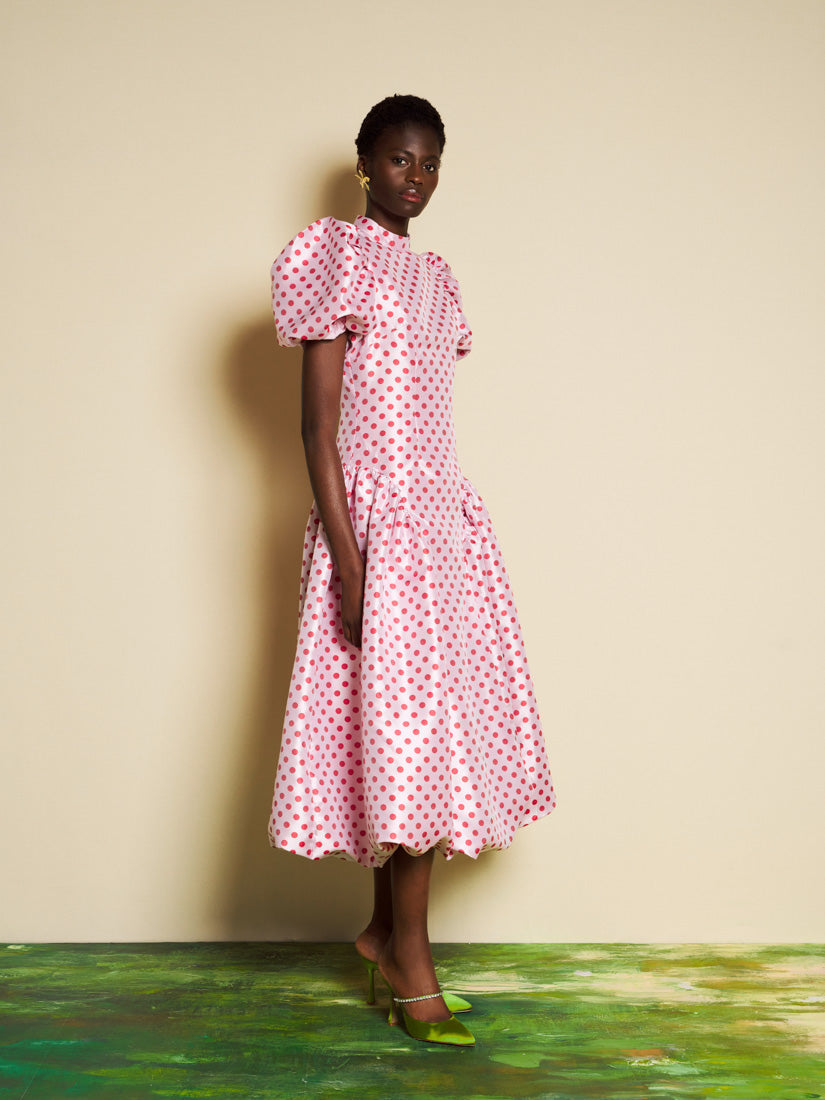 DREAM Colette Spot Jacquard Midi Dress – Sister Jane