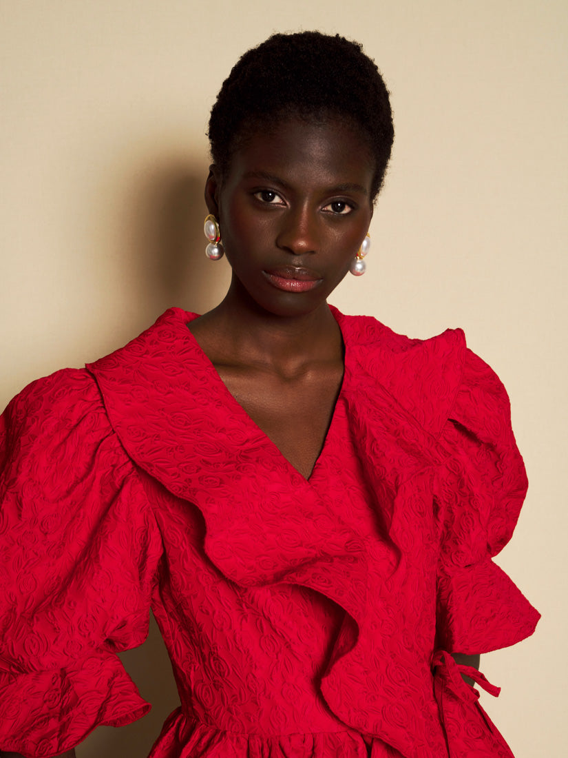 DREAM Rouge Array Wrap Dress – Sister Jane