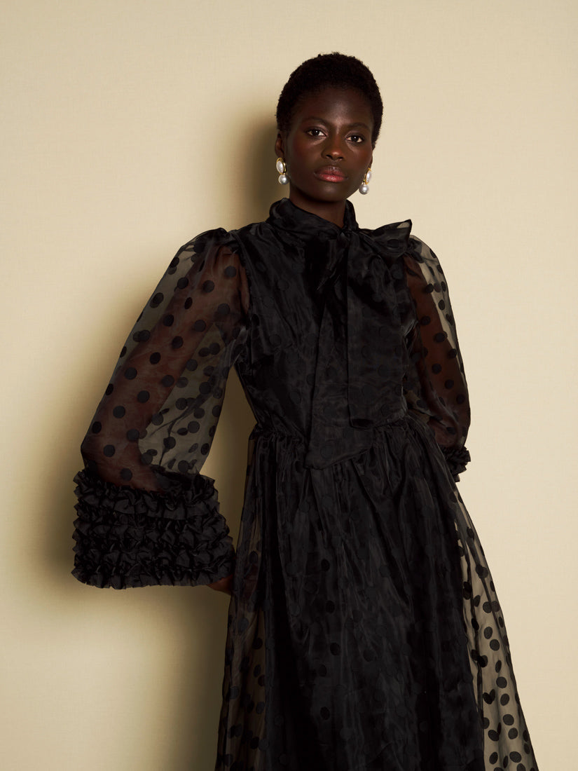 DREAM Margaux Spot Organza Maxi Dress – Sister Jane