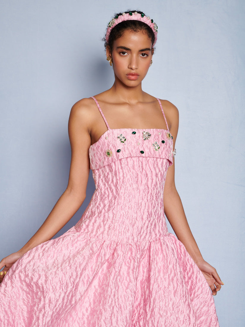DREAM Posy Jacquard Midi Dress – Sister Jane