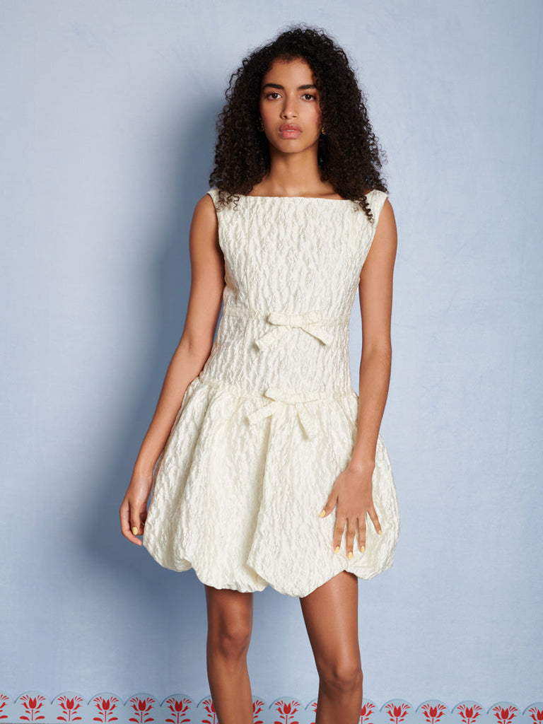 DREAM Hand Painted Tales Vitsippa Jacquard Bubble Dress