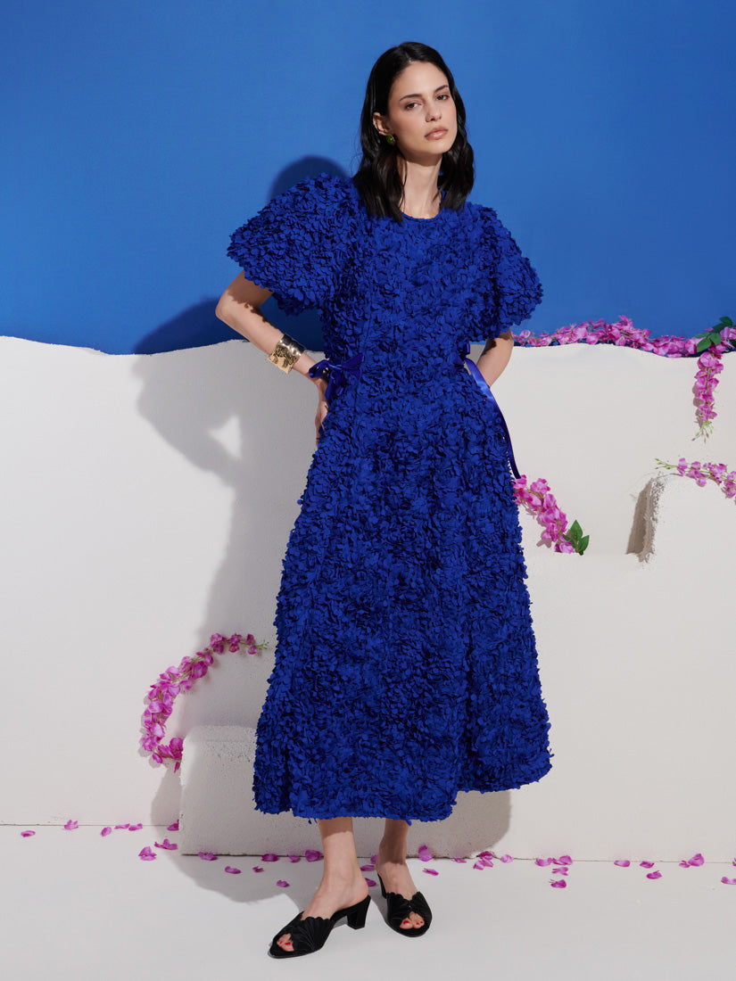 DREAM Indigo Bloom Midi Dress – Sister Jane