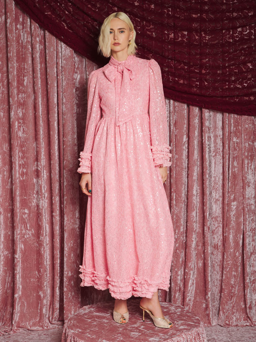 DREAM Circe Sequin Lace Maxi Dress – Sister Jane