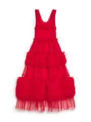 <b>DREAM</b> Frida Tulle Ruffle Midi Dress