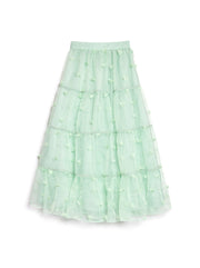 <b>DREAM</b> Prairie Organza Midi Skirt