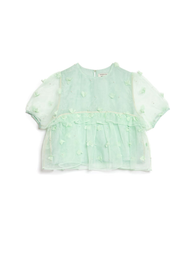 <b>DREAM</b> Prairie Organza Top