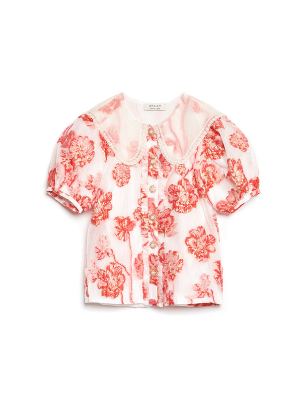 <b>DREAM</b> Willa Jacquard Blouse