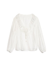 <b>DREAM</b> Poetic Ruffle Blouse