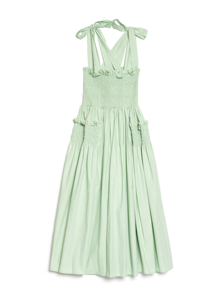 【Sister Jane】DREAM Grasslandクロス ストラップ ミディドレス DREAM Grassland Cross Straps Midi Dress – Sister Jane