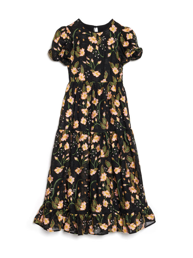<b>DREAM</b> Wood Lily Embroidered Maxi Dress