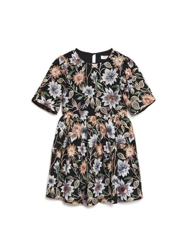 <b>DREAM</b> Woodland Embroidered Mini Dress