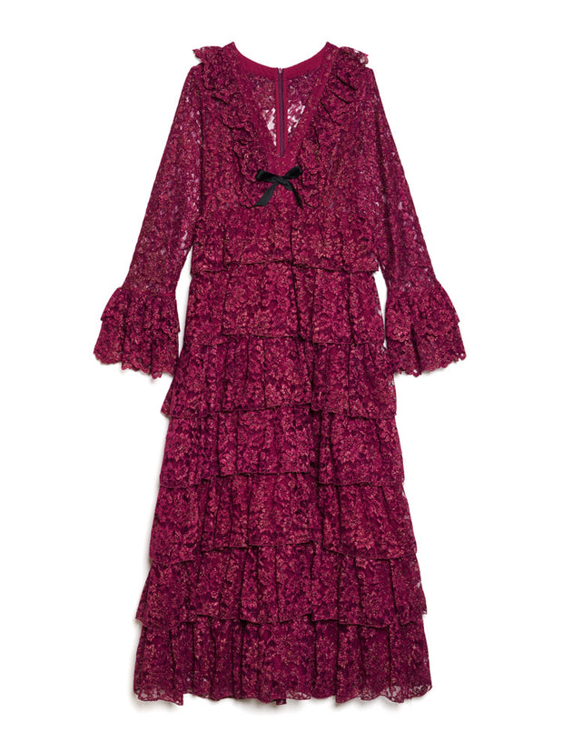 <b>DREAM</b> Quill Lace Maxi Dress