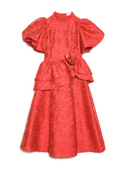 <b>DREAM</b> Boudoir Jacquard Midi Dress