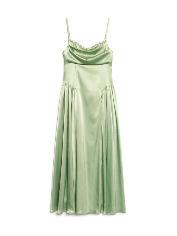 <b>DREAM</b> Cinematic Satin Midi Dress