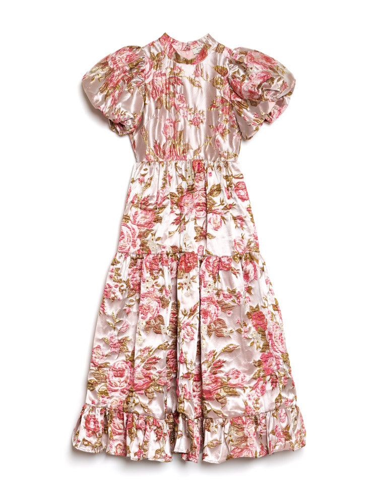 open lace back dress Sister Jane Floral Jacquard Mini Dress main image 0