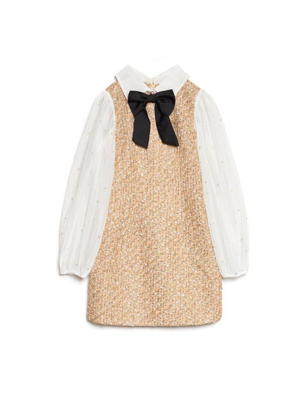 Sparkle Storm Tweed Mini Dress