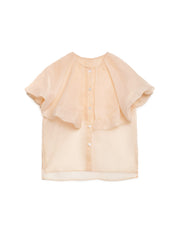 <b>DREAM</b> Harmony Organza Cape Blouse