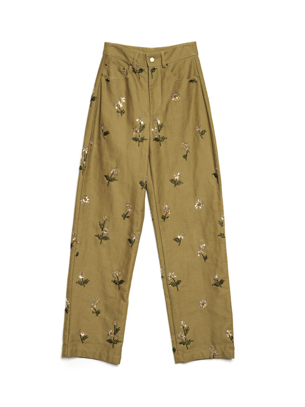 <b>DREAM</b> Chateau Flower Embellished Jeans