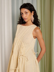 <b> Ghospell </b> Samira Stripe Mini Dress