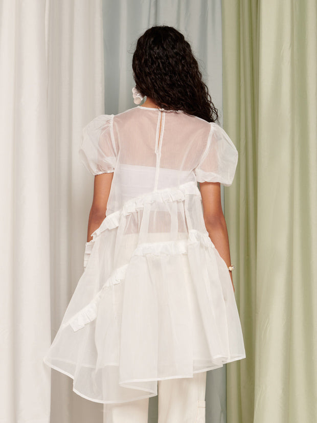 <b> Ghospell </b> Lennie Sheer Mini Dress