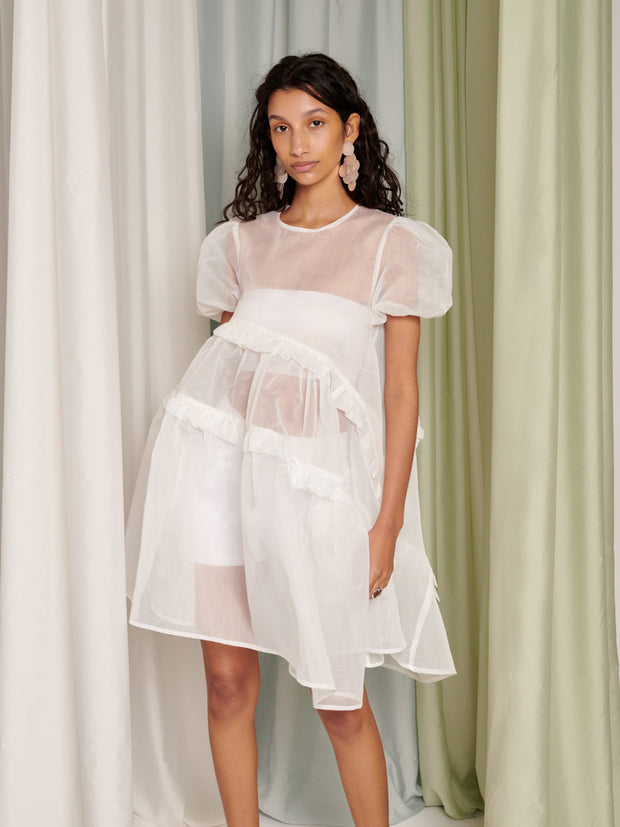 <b> Ghospell </b> Lennie Sheer Mini Dress
