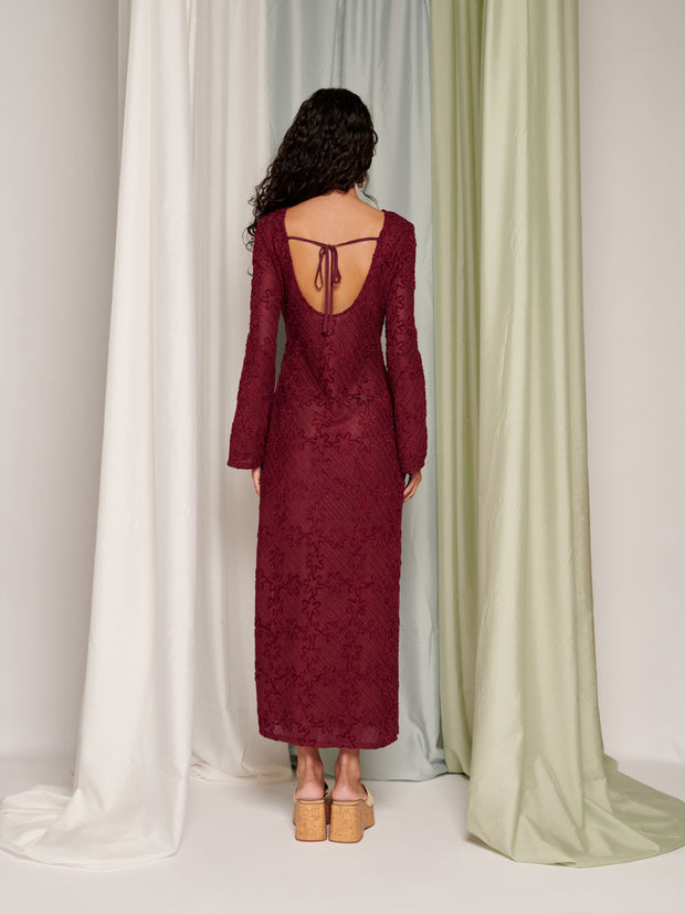 <b> Ghospell </b> Vicky Crochet Maxi Dress