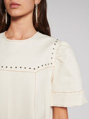 <b> Ghospell </b> Quincey Drill Mini Dress
