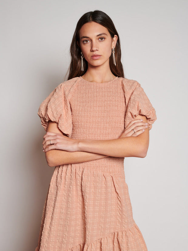 <b> Ghospell </b> Keziah Check Midi Dress