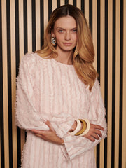<b> Ghospell </b> Zetta Textured Mini Dress