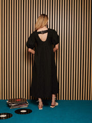 <b> Ghospell </b> Domi Jacquard Midi Dress