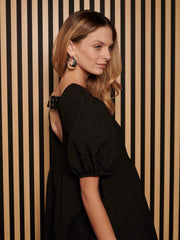<b> Ghospell </b> Domi Jacquard Midi Dress