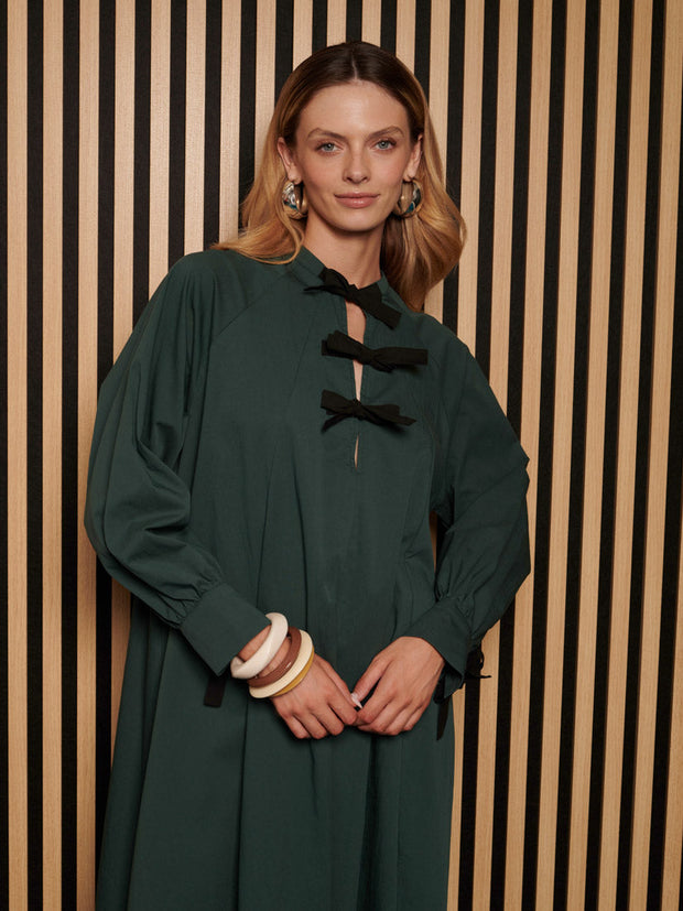 <b> Ghospell </b> Fifer Midi Dress