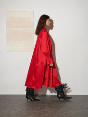 <b> Ghospell </b> Clarissa Taffeta Midi Dress