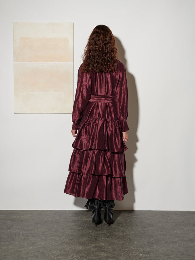 <b> Ghospell </b> Feven Oversized Midi Dress