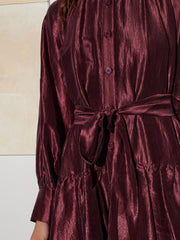 <b> Ghospell </b> Feven Oversized Midi Dress
